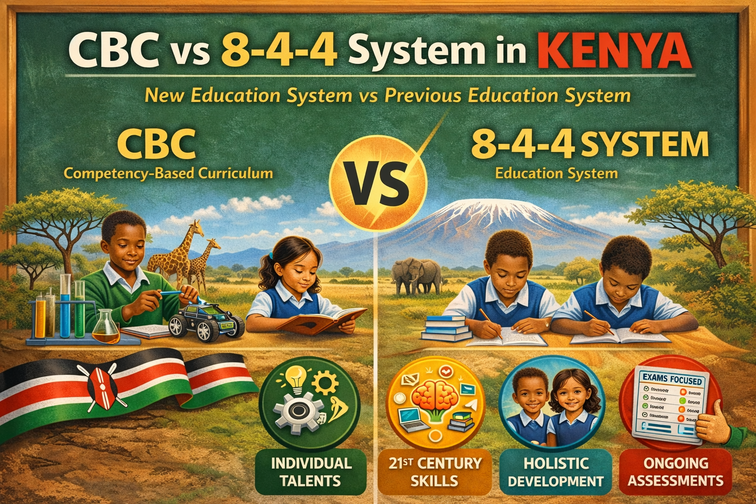CBC vs 8-4-4 System in Kenya: Complete Comparison and Why the Change Happened