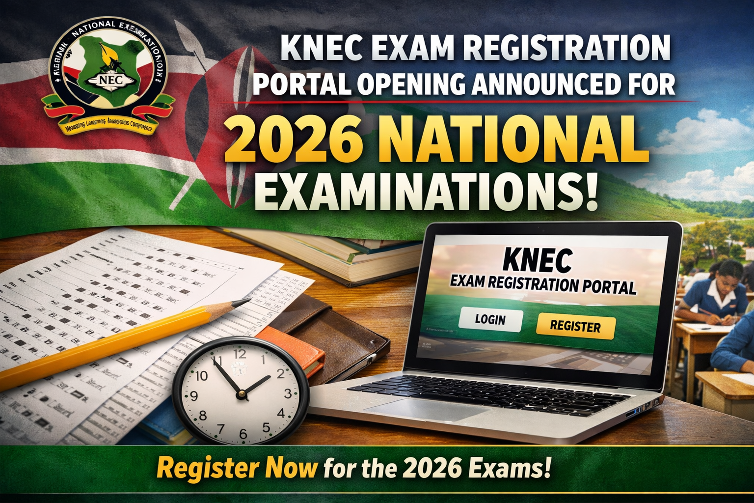 KNEC Exam Registration Portal Opening Announced for 2026 National Examinations